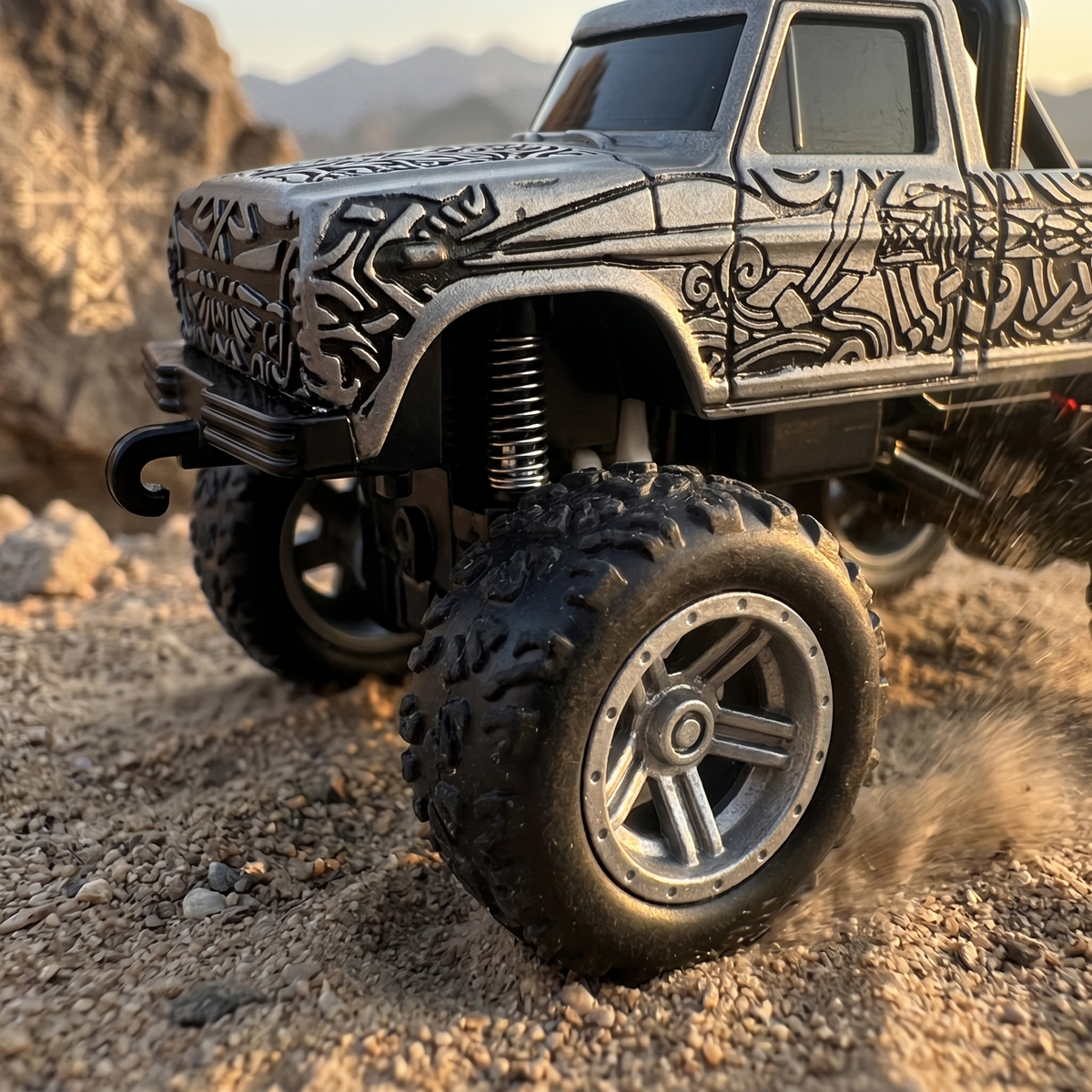 1/64 Scale Viking Figure Alloy RC Vehicle - TC02