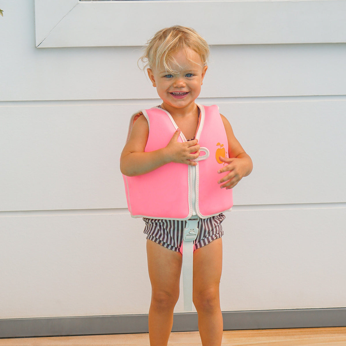 Float Vest: 2-3Y - Poppy the Peach