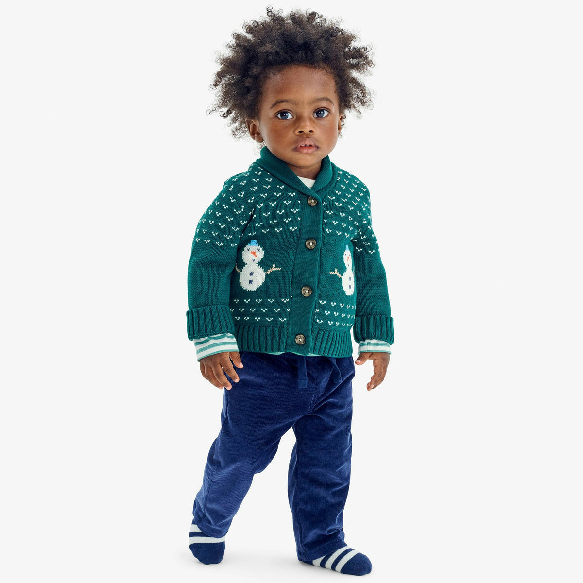 Baby stretch corduroy drawstring pant