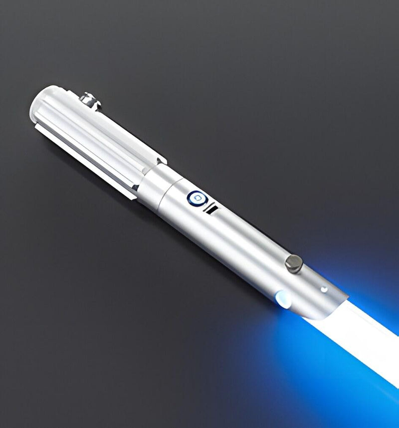 E02A Heavy Dueling Lightsaber – Silver Metal Hilt