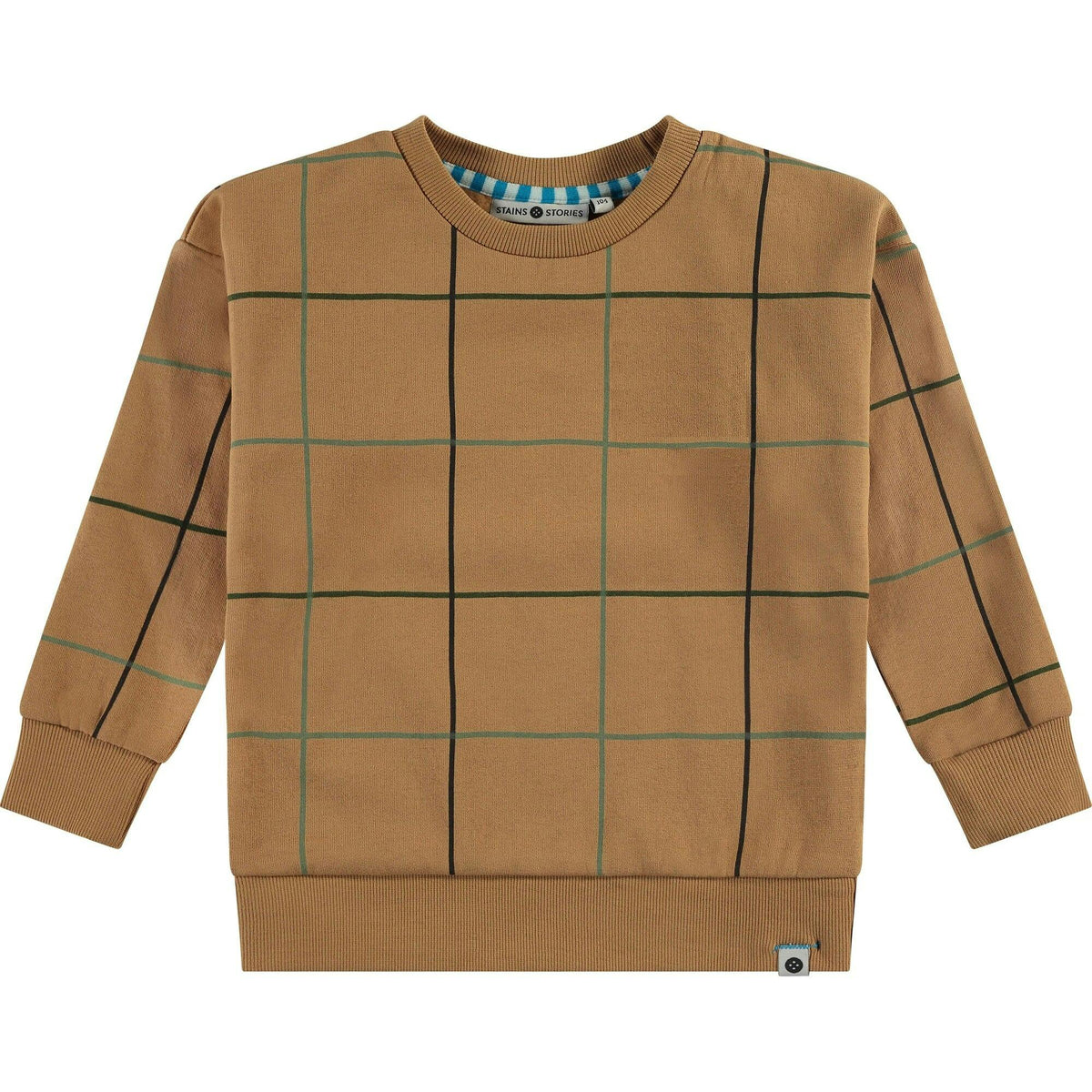 Striped Crew Neck Pullover Sweatshirt