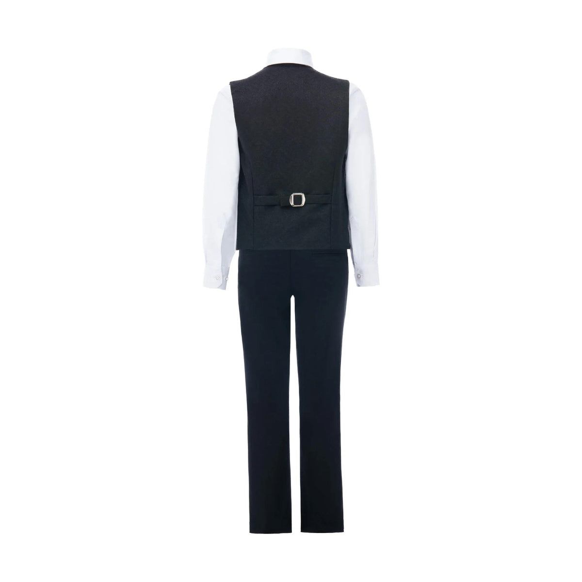 Black Zenon Vest Outfit Set