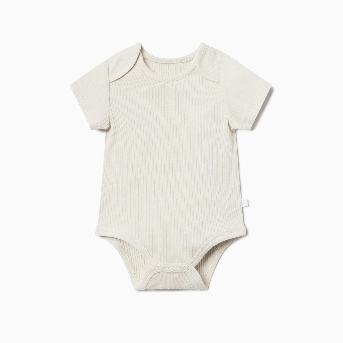 Ribbed Short Sleeve Bodysuit
