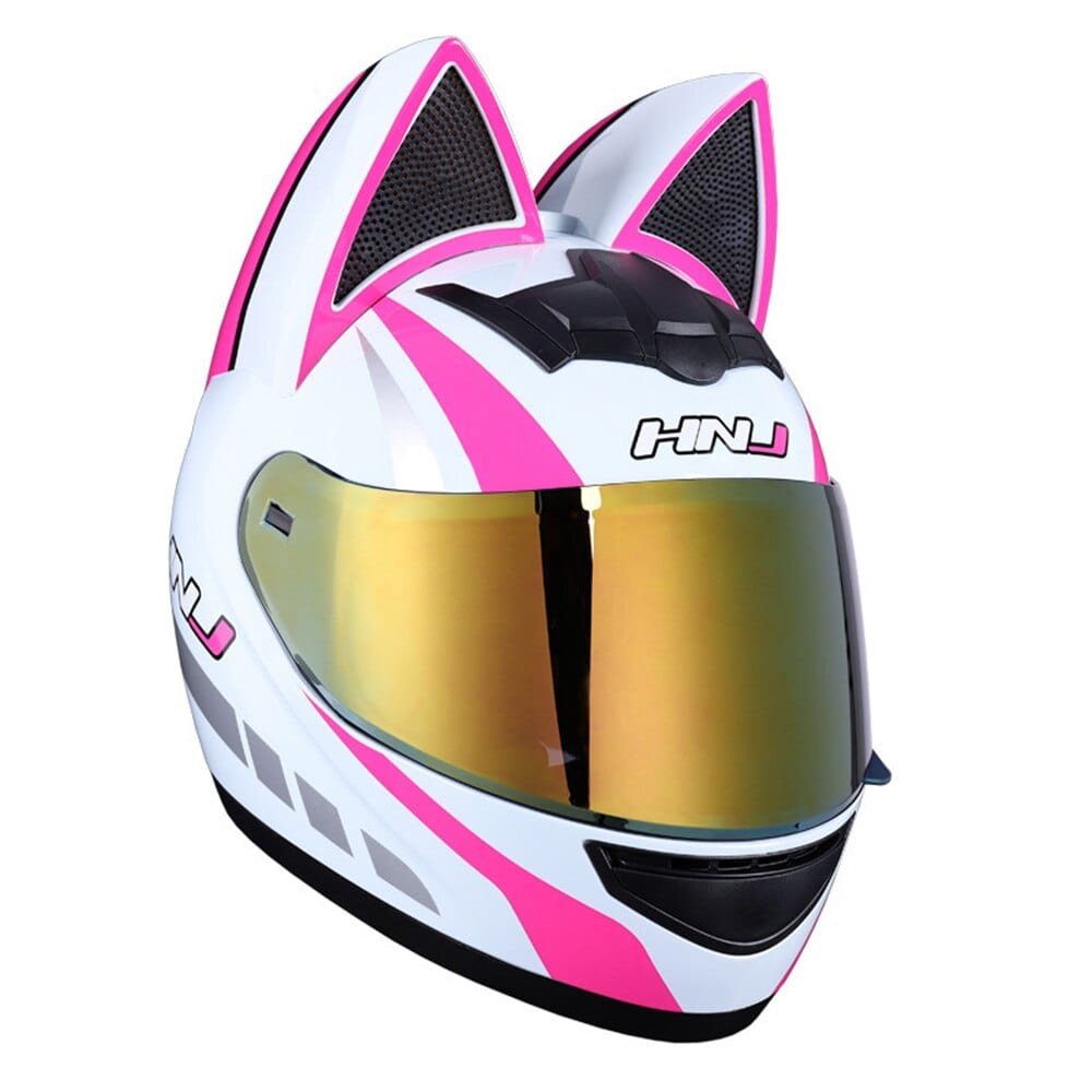 CatEars Detachable Cat-Ear Motorcycle Helmet
