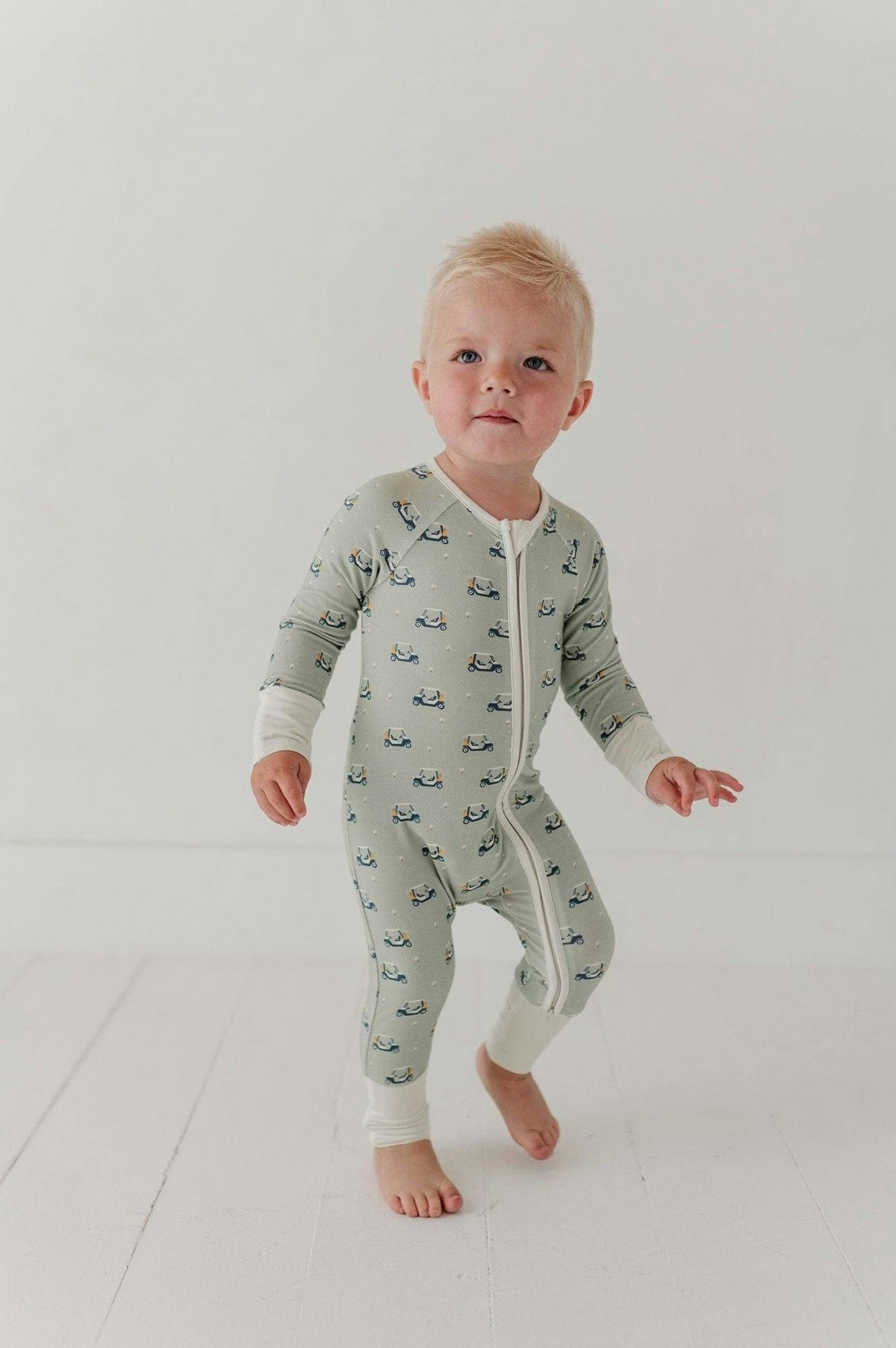 Baby Long Sleeve Zip Romper