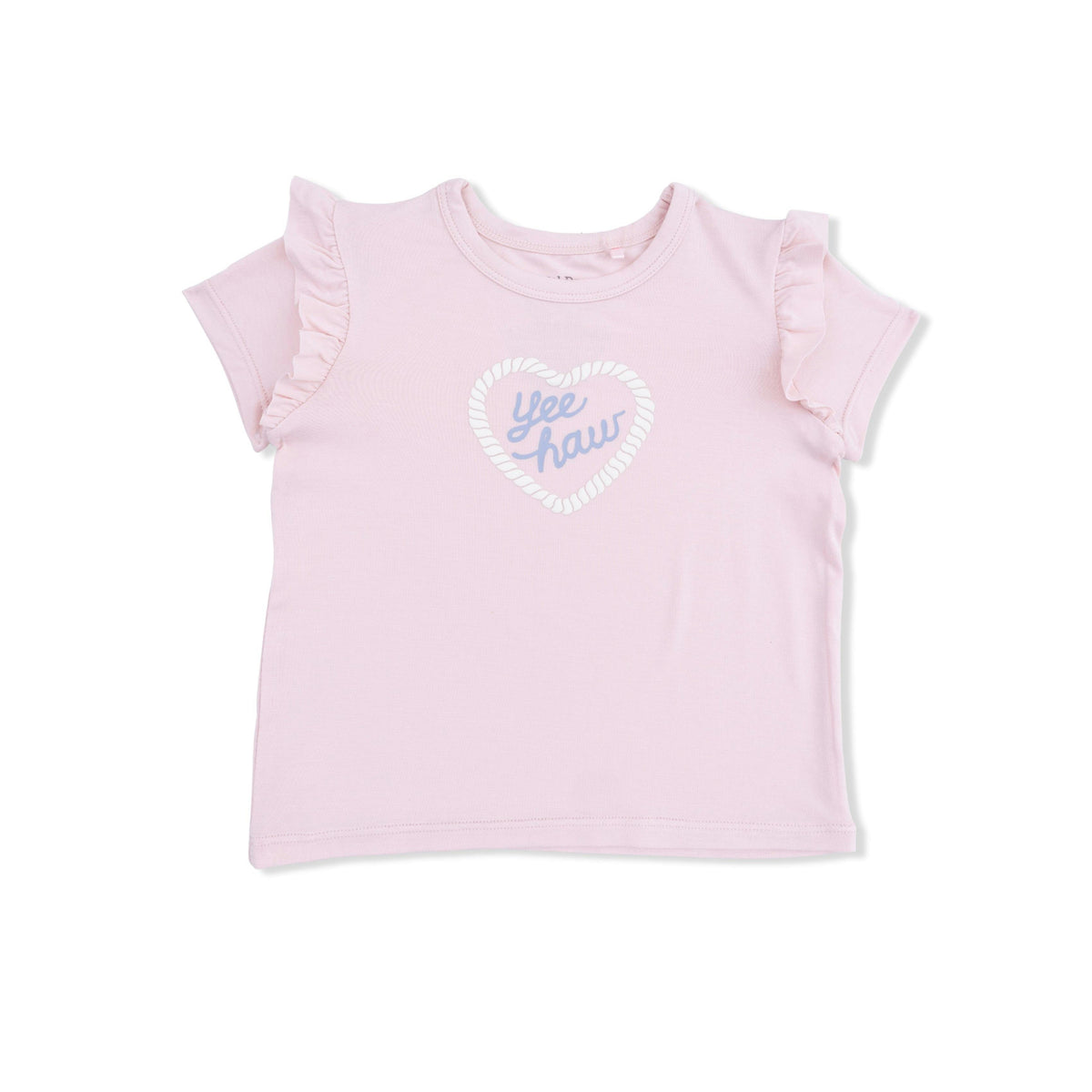 Yee Haw Cowgirl - Ruffle Tee