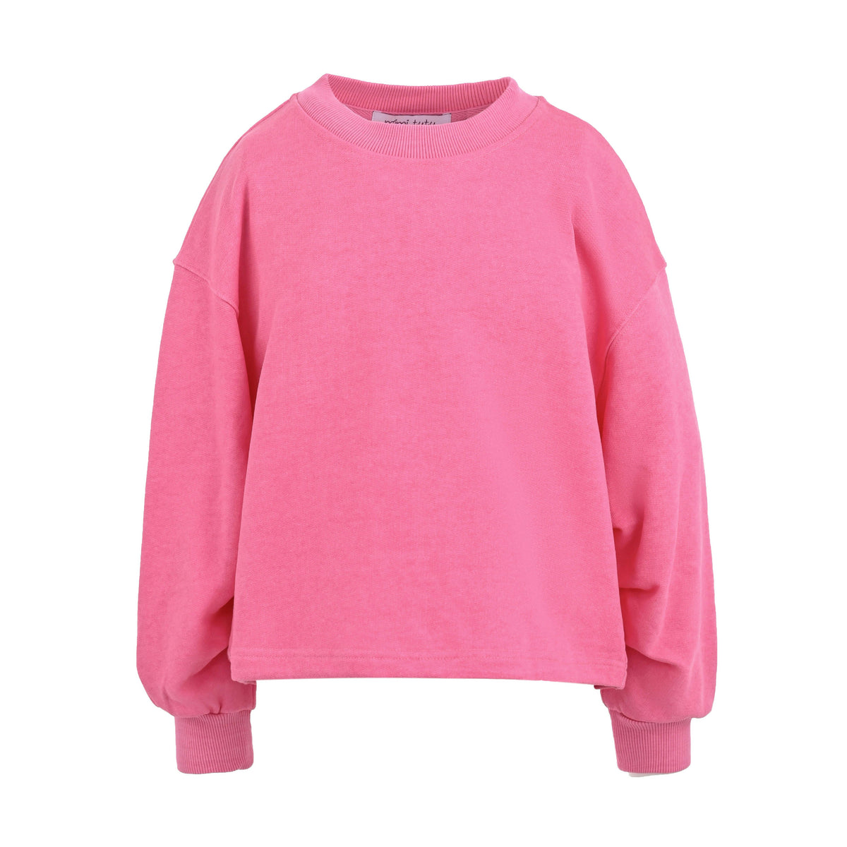 Bright Pink Oversized Sweatshirt