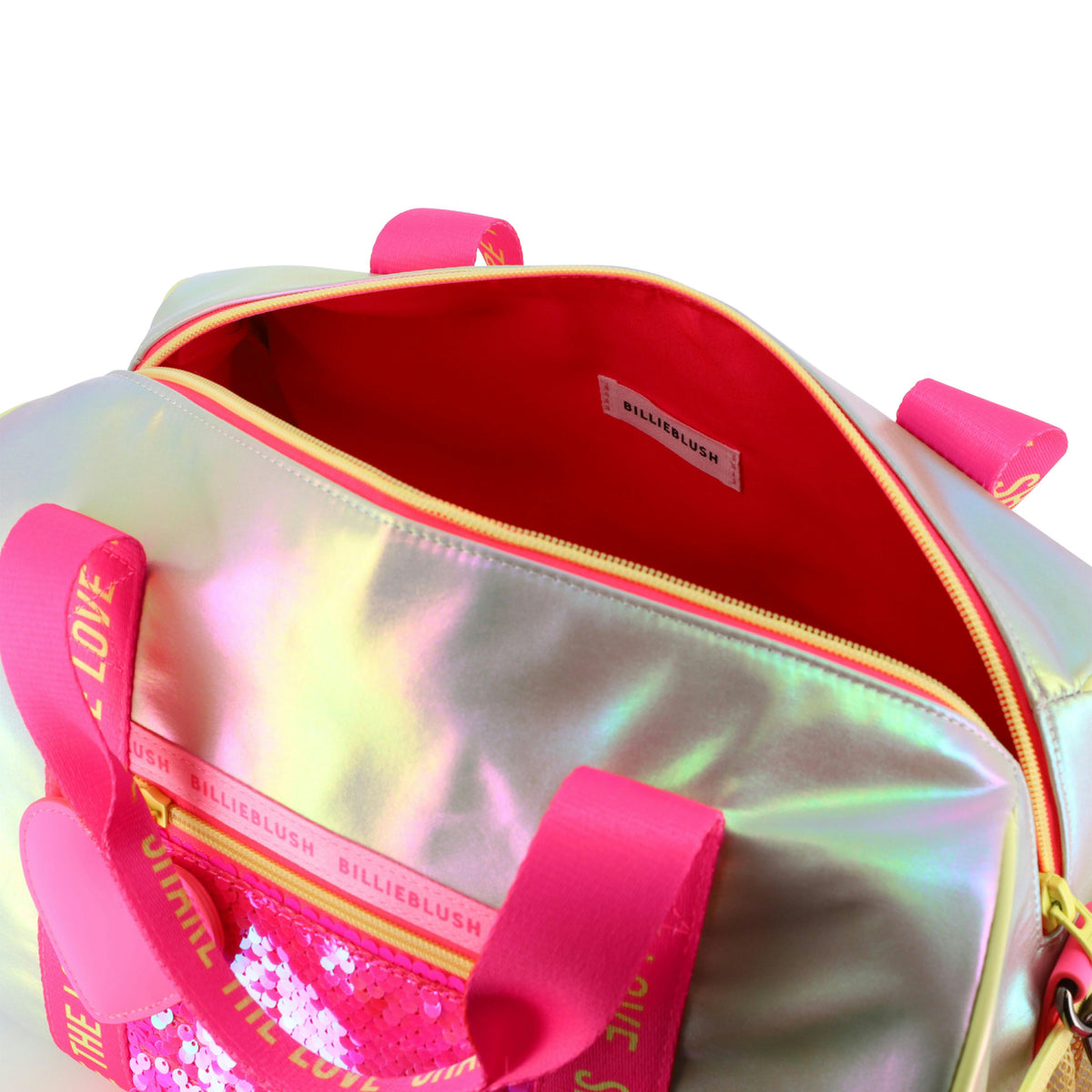 Iridescent Sequin Bowling Bag