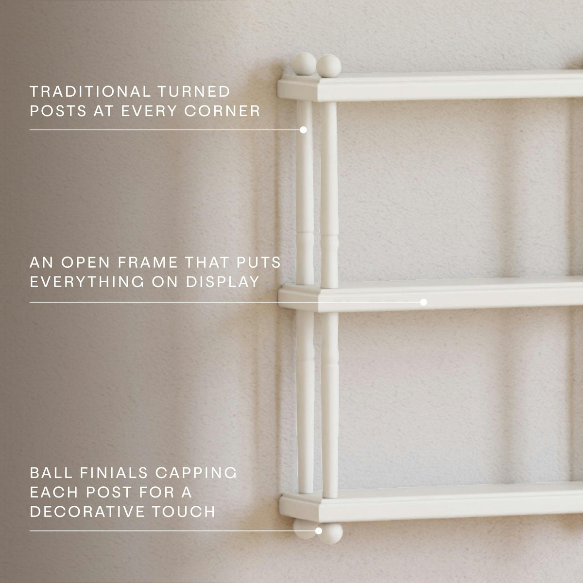 Namesake Kids Liberty Tiered Wall Shelf