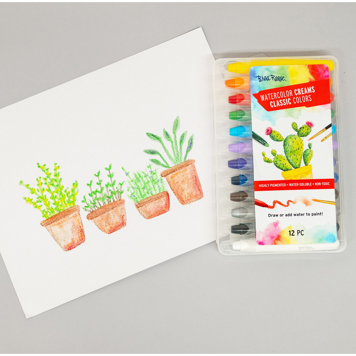 Brea Reese: Watercolor Creams - Classic Colors 12pc