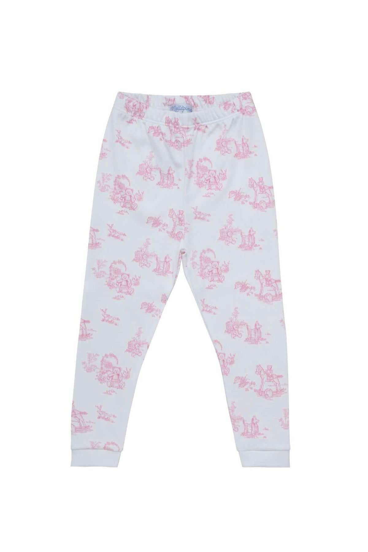 Pink Toile Baby Pajamas