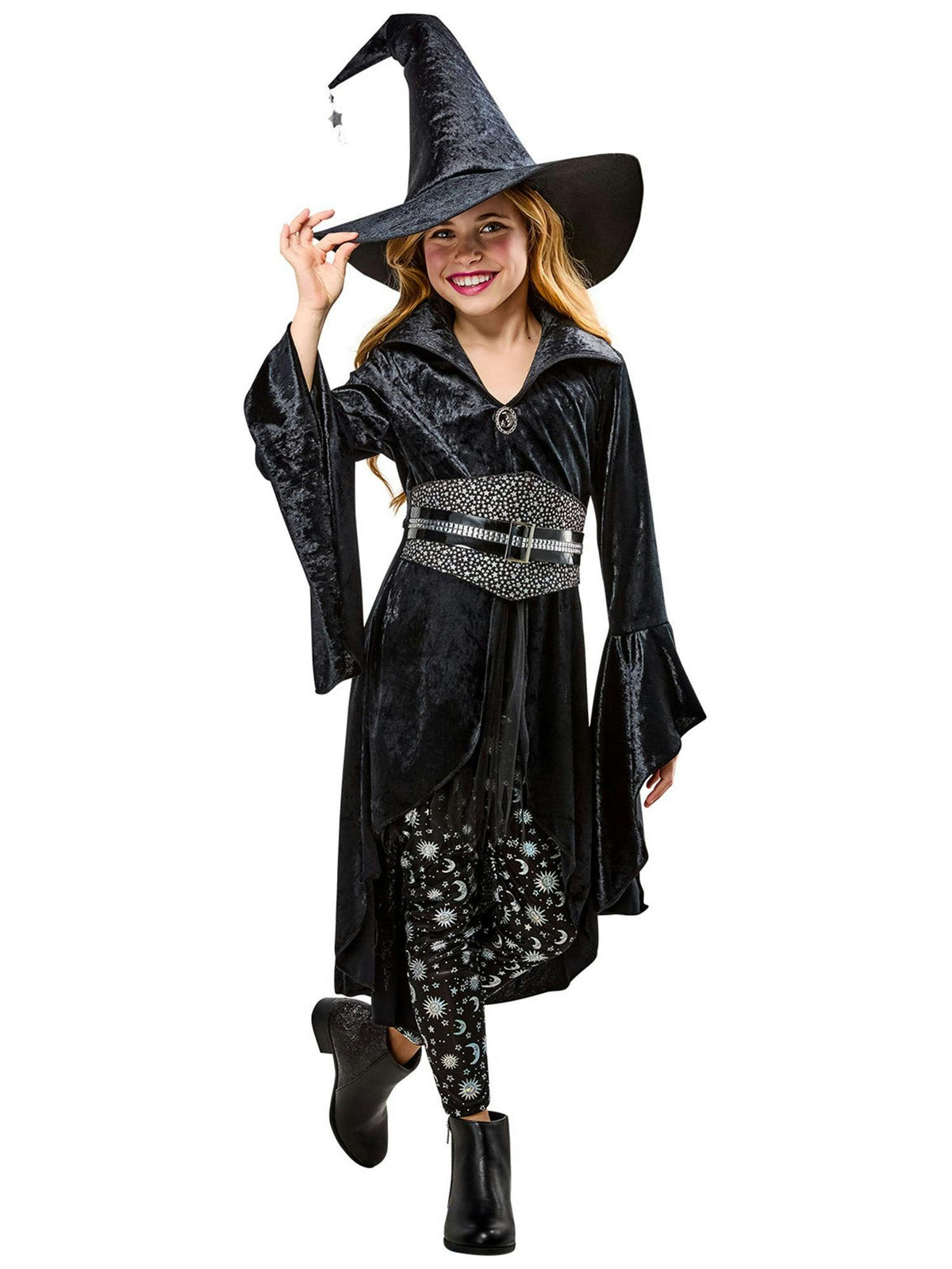 Girls' Black Coven Witch Costume