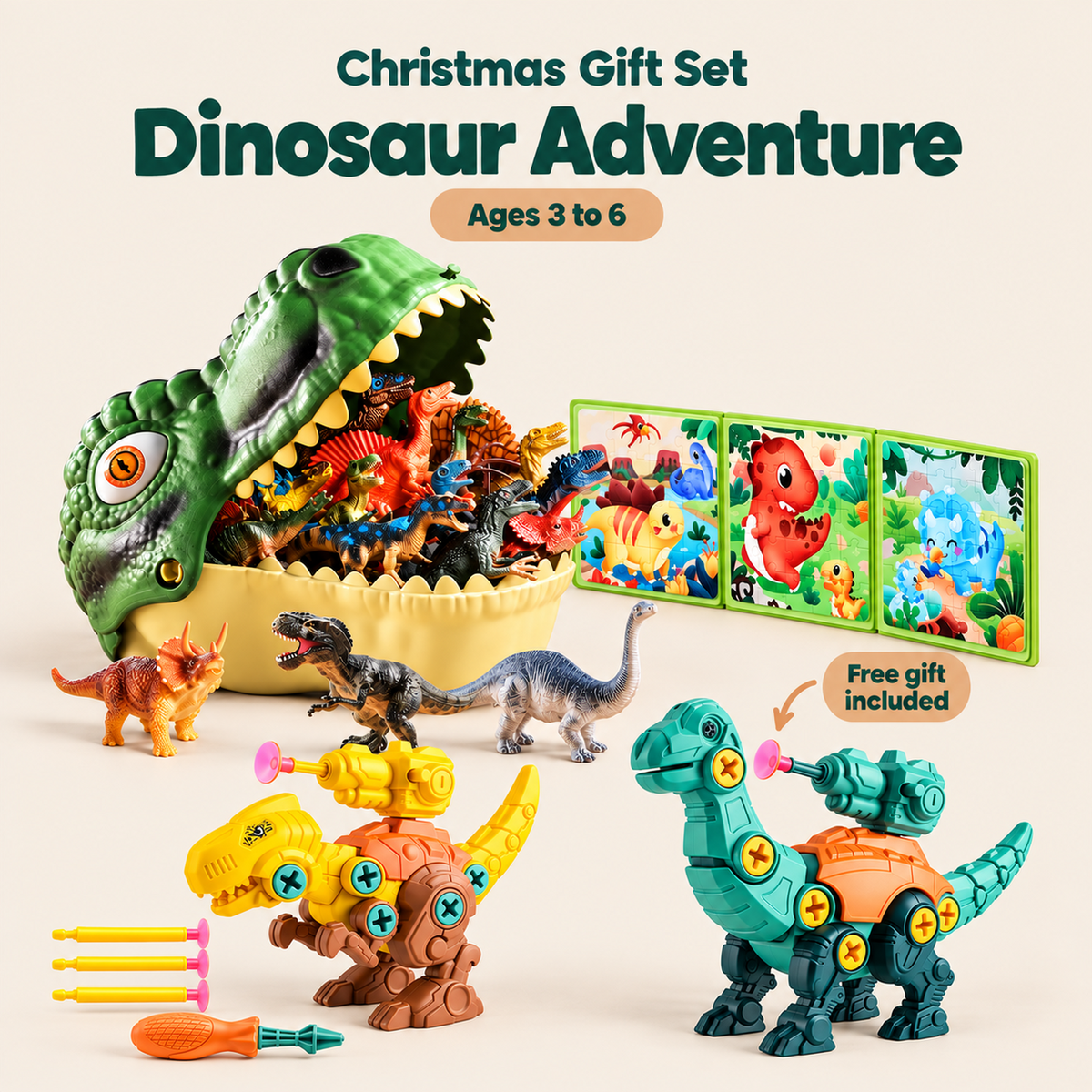 Dinosaur Adventure Christmas Gift Set