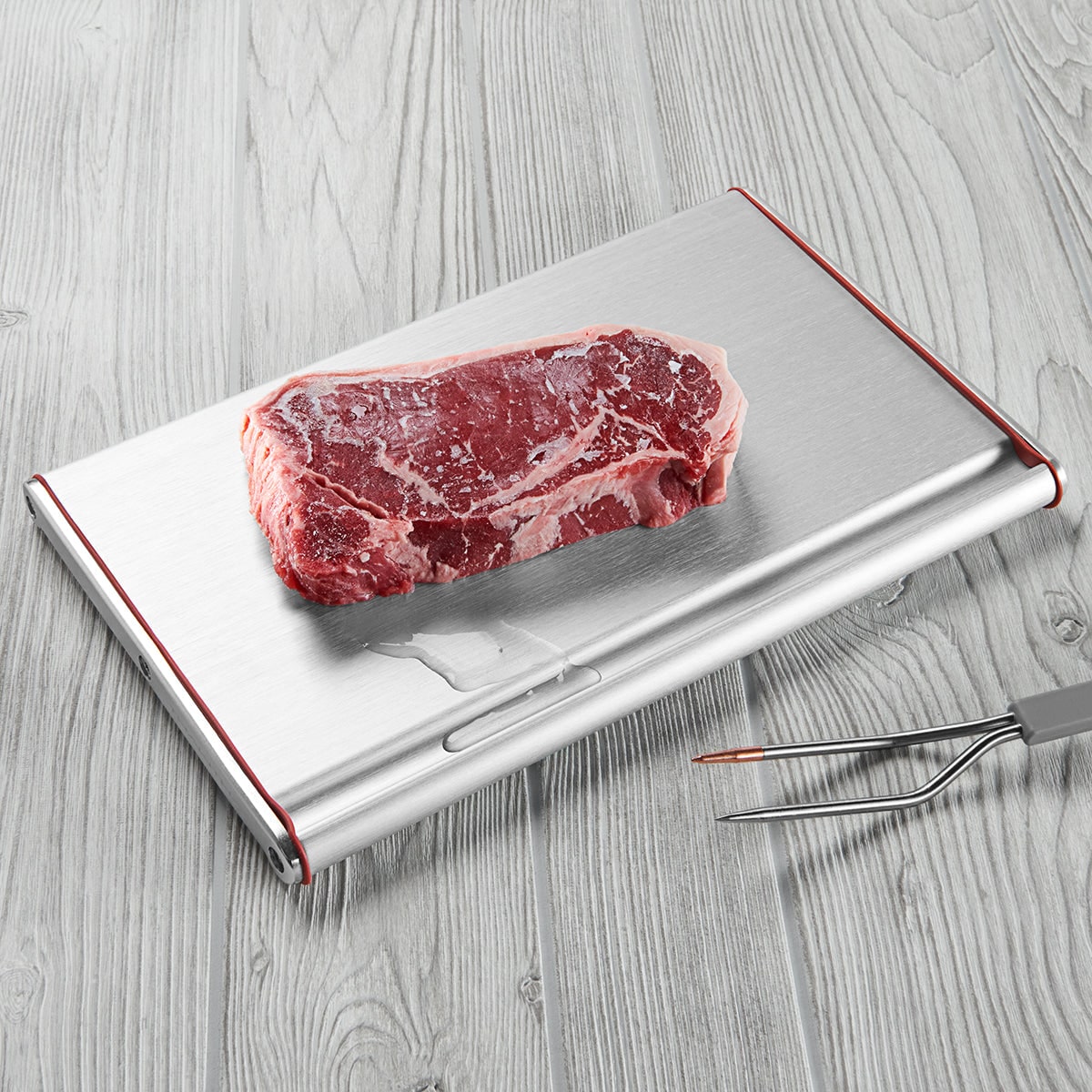 Drip Channel Defrosting Rapid Meat Tray Flat Quick