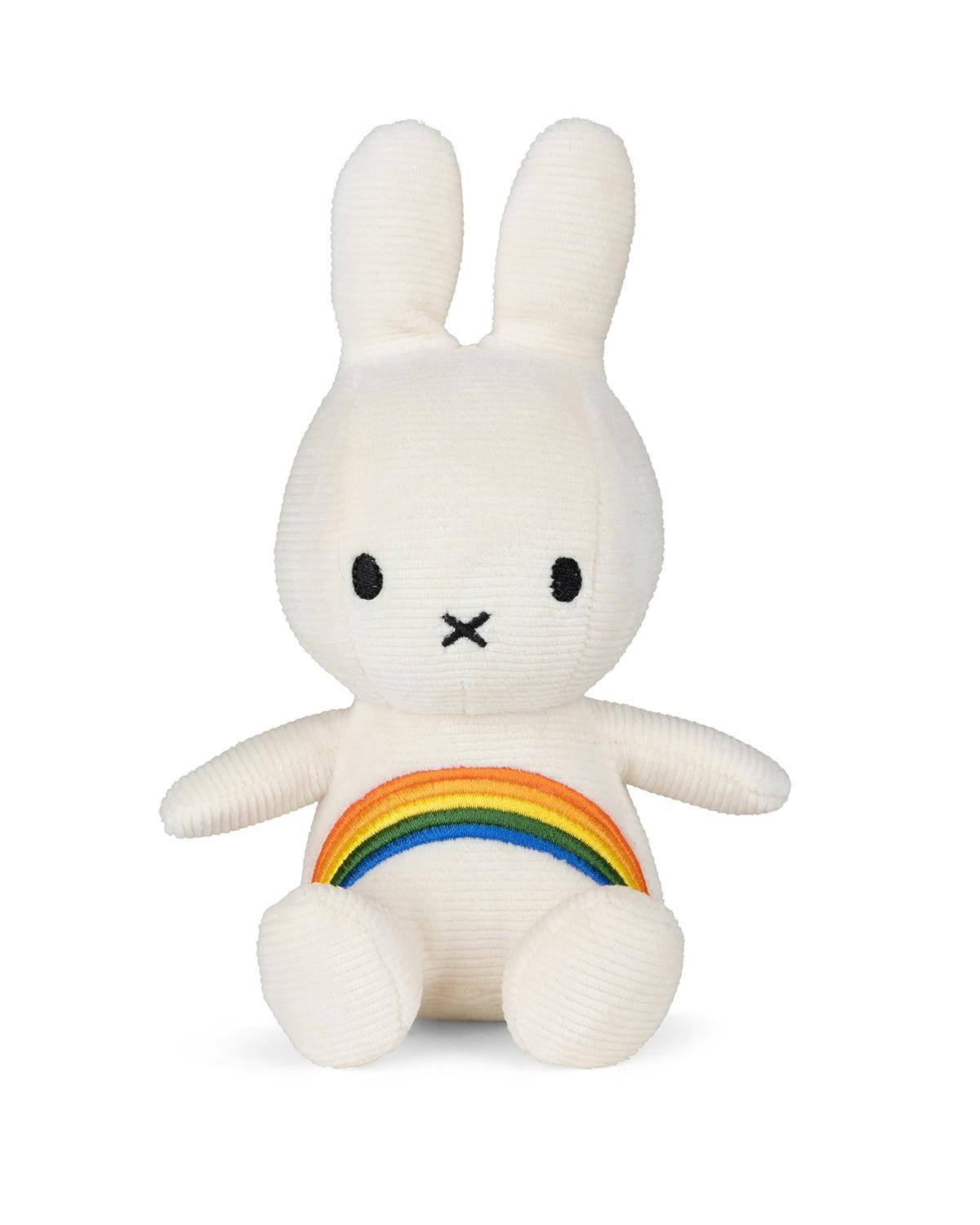 Plush Miffy Rainbow Offwhite 7"