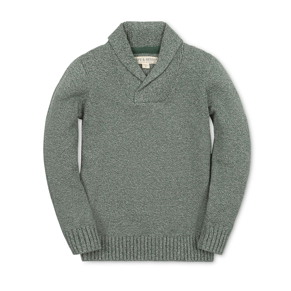 Organic Shawl Collar Sweater