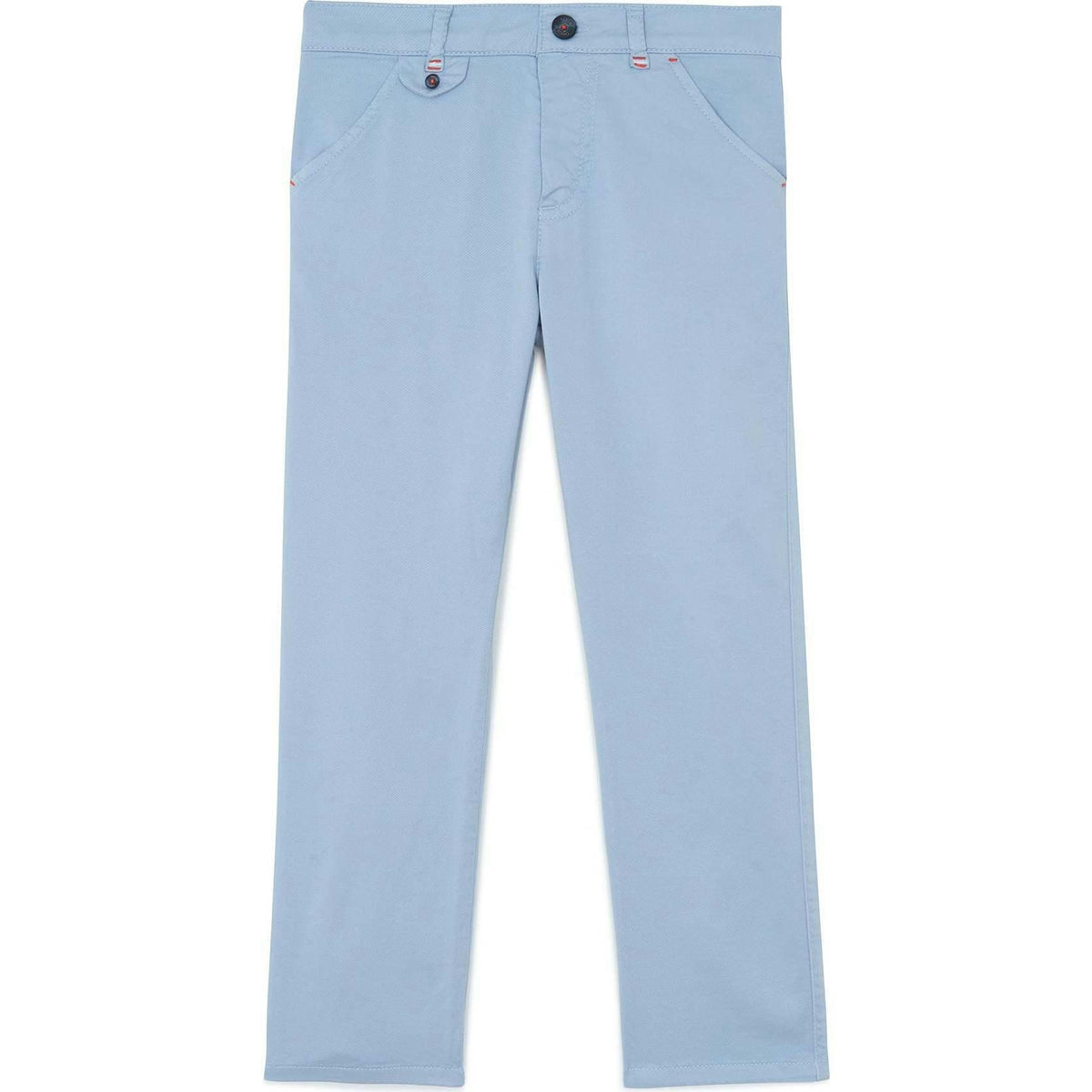 TARTINE ET CHOCOLAT Grey-Blue Twill Trousers