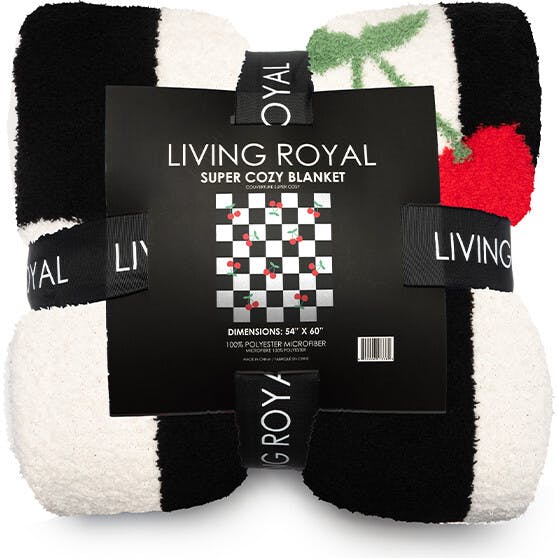 Checker Cherries Blanket