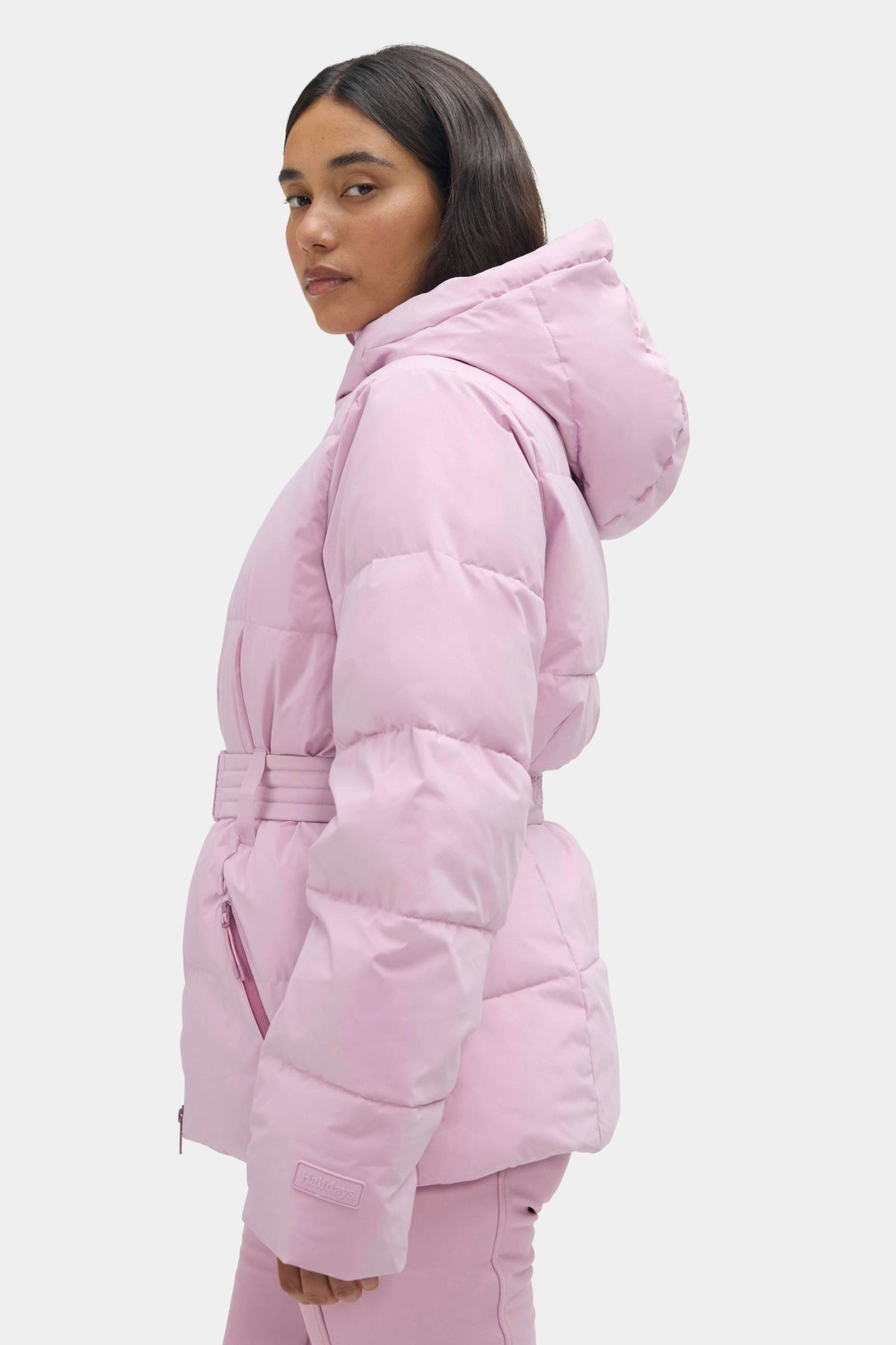 Hedy Belted Puffer Amethyst