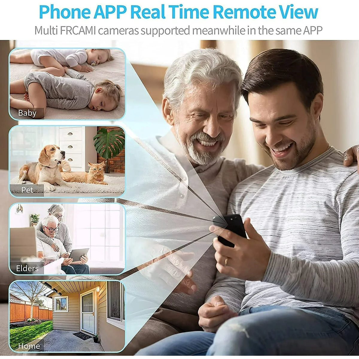 Mini Wireless Magnetic Camera – Live Audio & Video Feed with Magnet Mount for Home & Car
