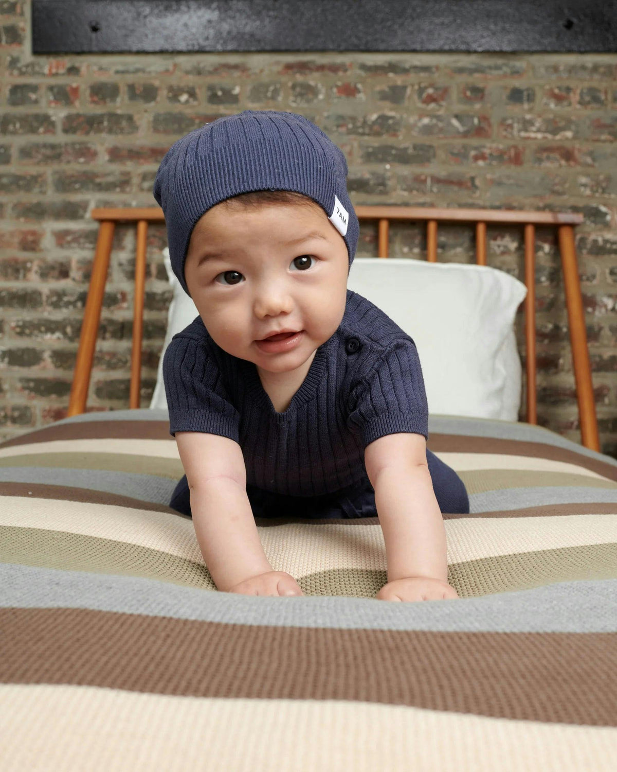 Cotton Beanie - Ribbed