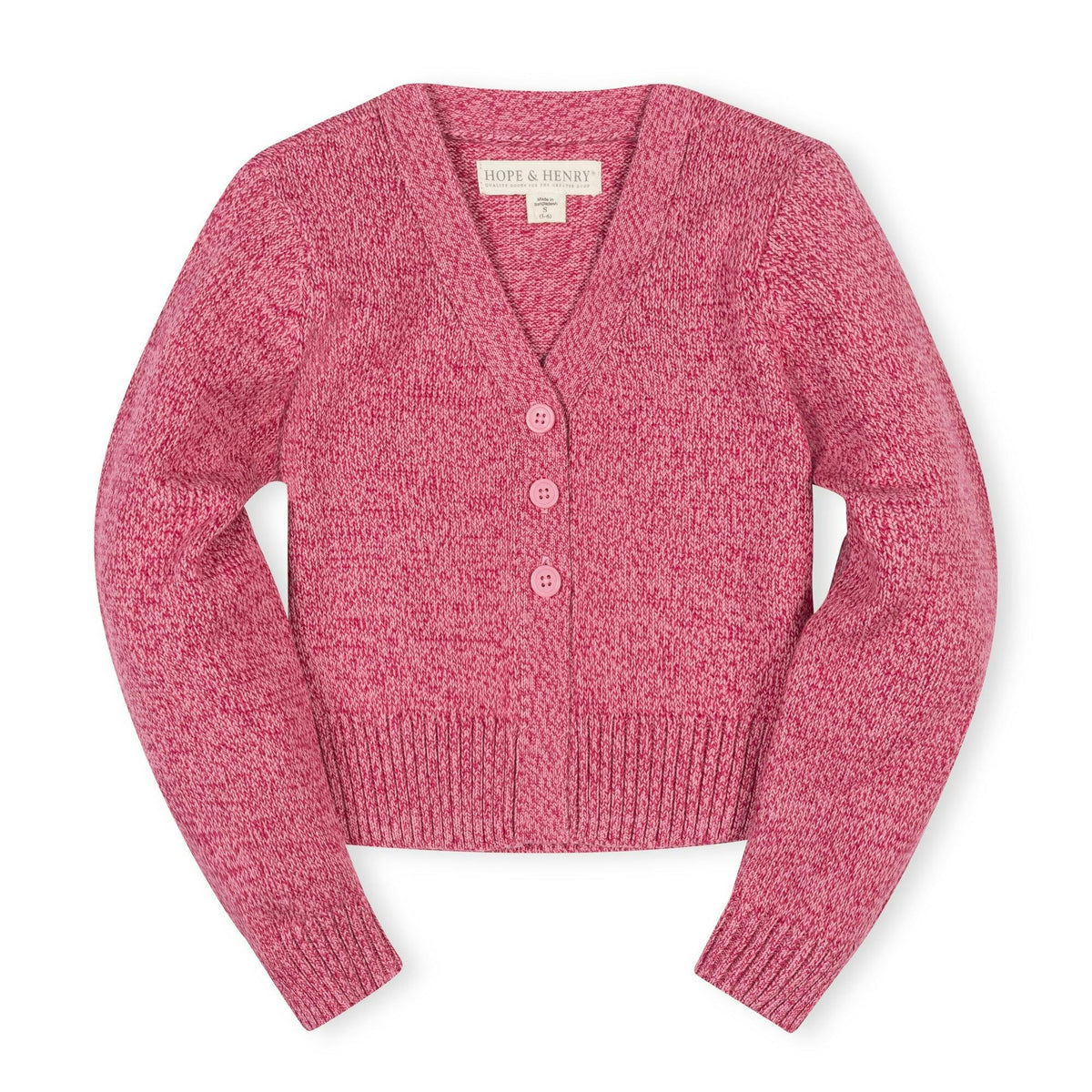 Organic V-Neck Cardigan
