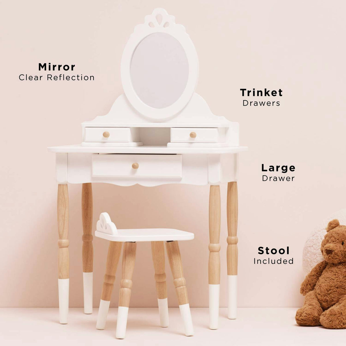 Dressing-up Vanity Table & Stool