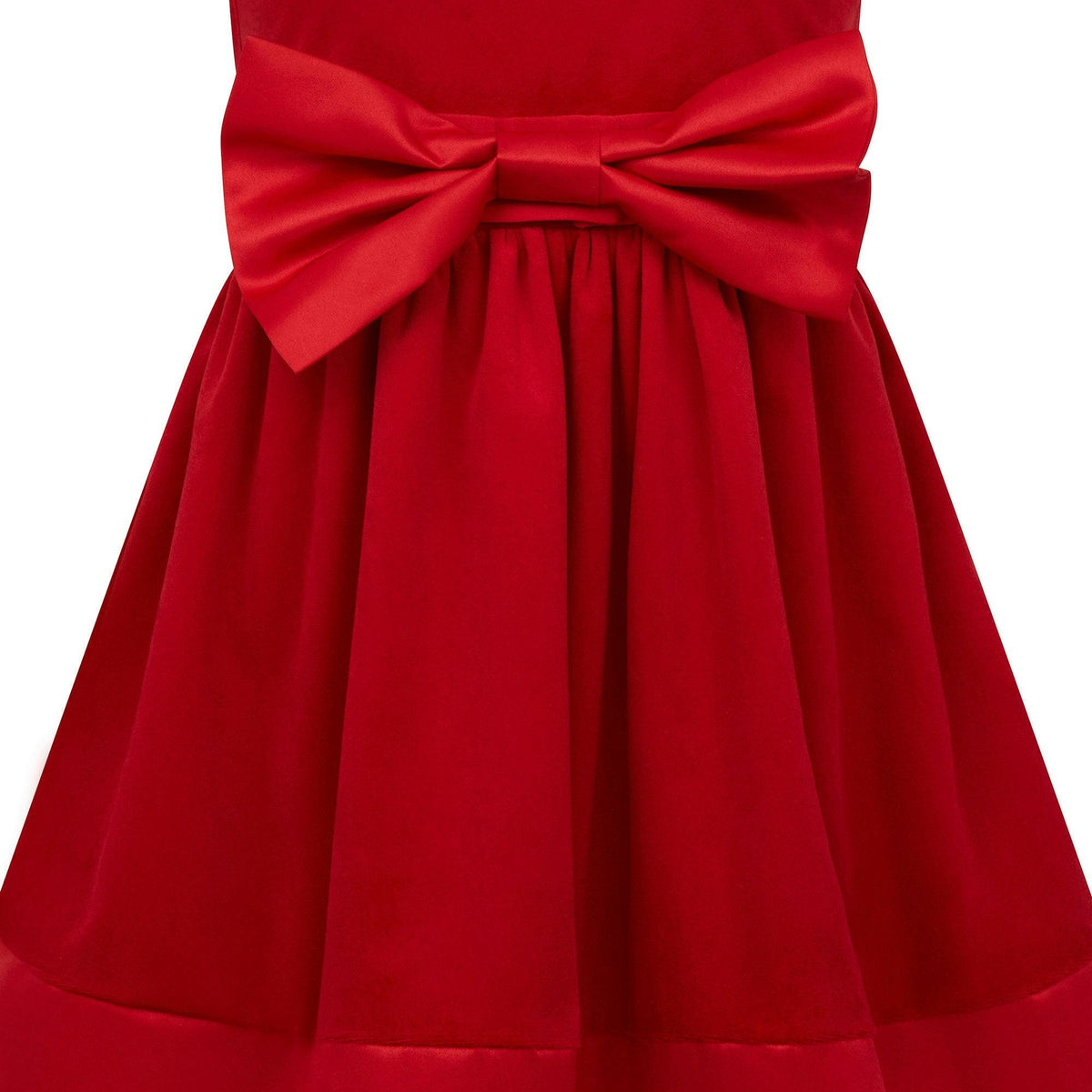 Florence Velvet & Satin Bow Party Dress
