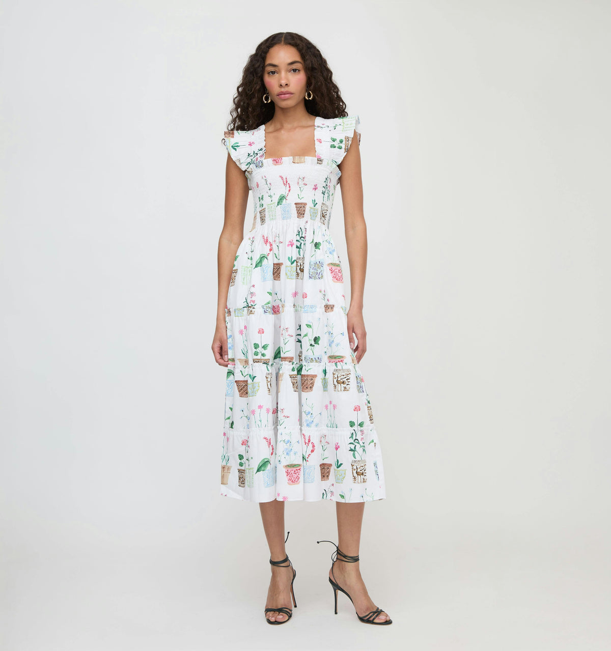 The Ellie Nap Dress - Flower Pots