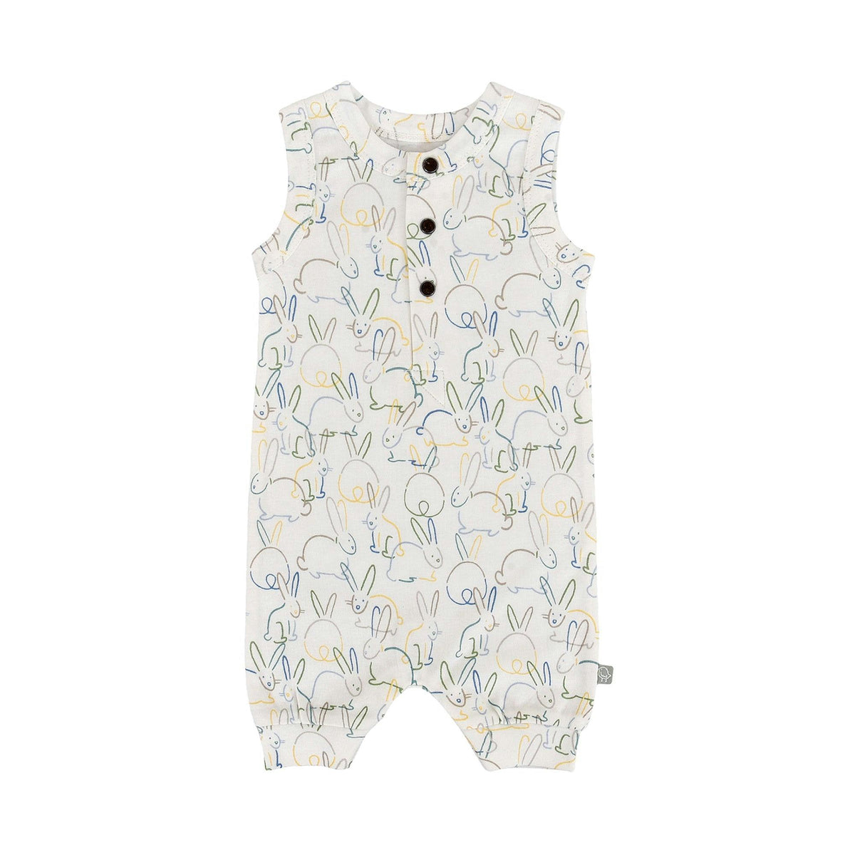 tank romper | bunnies