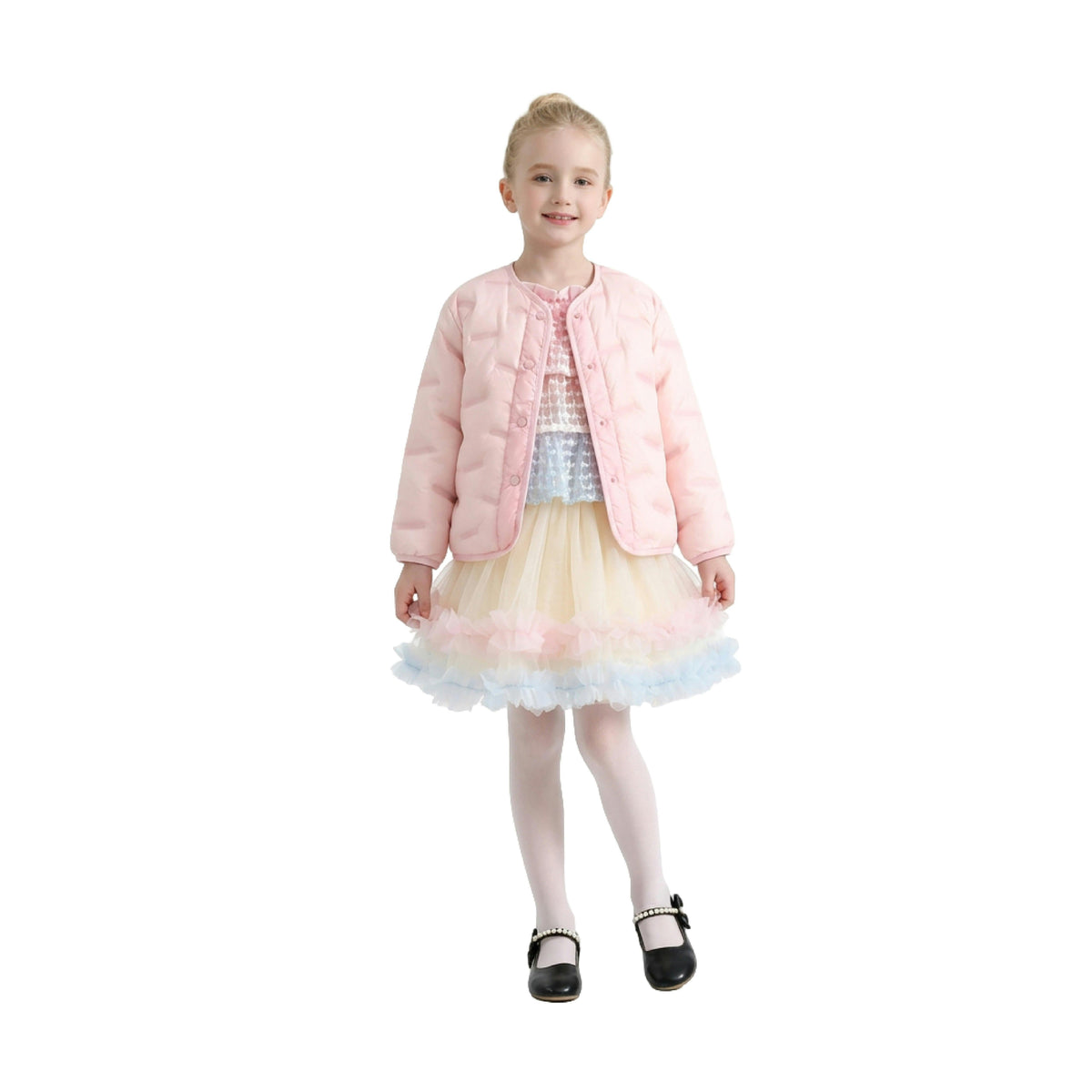 Pink Quilted Jacket