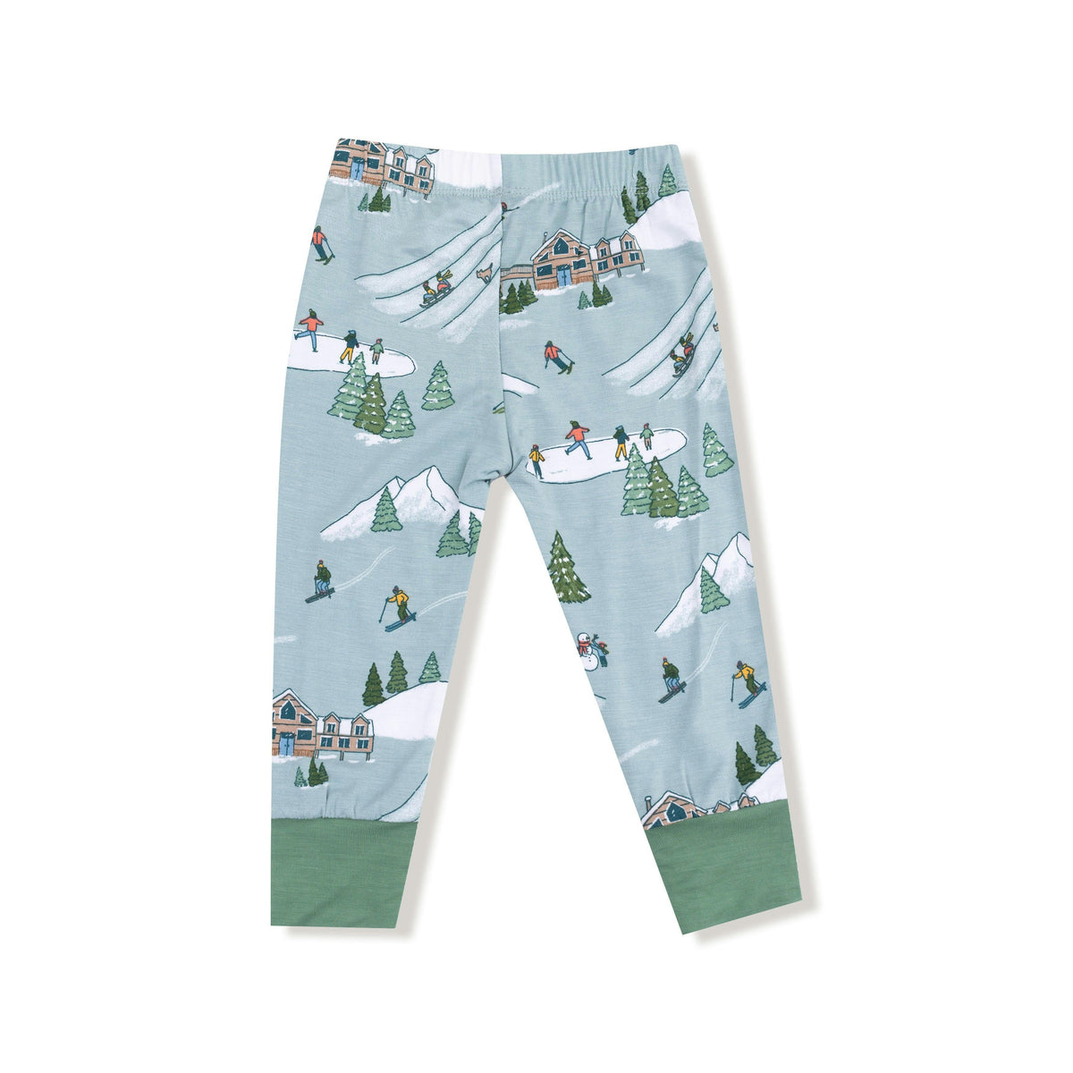 Winter Fun Skiers - Long Sleeve Loungewear Set