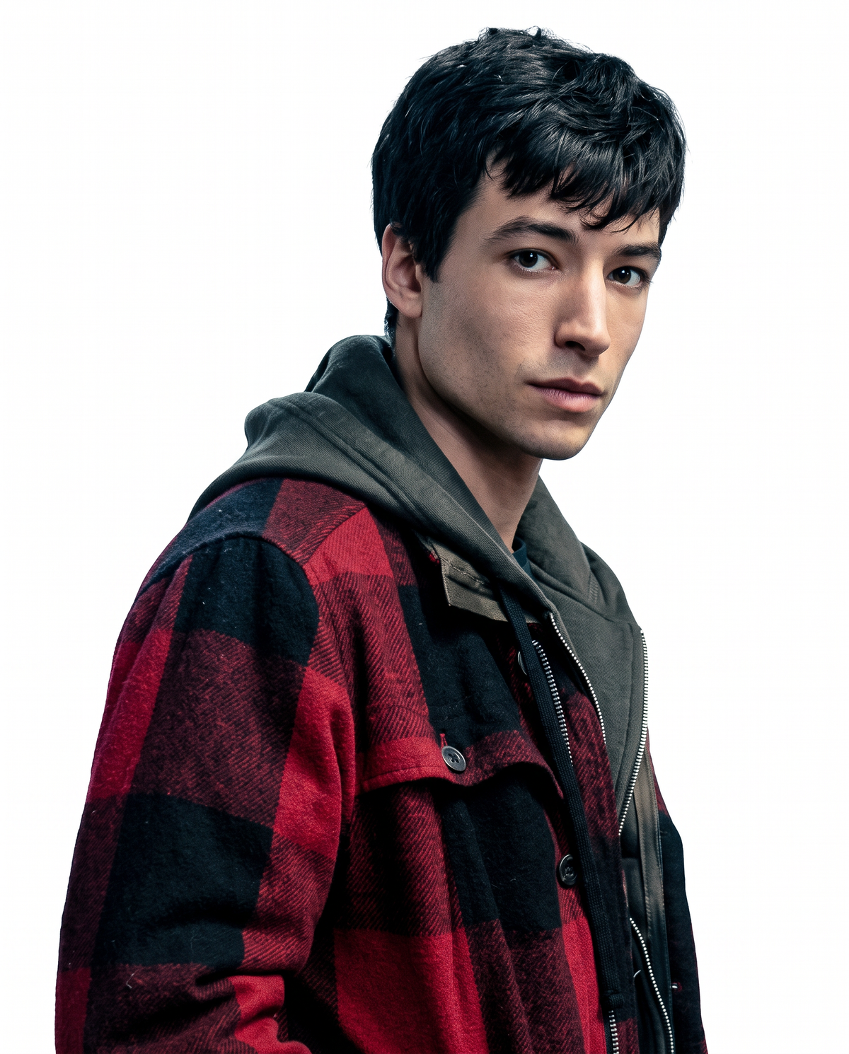 Justice League Barry Allen The Flash Plaid Jacket Casual Coat Cosplay Costume