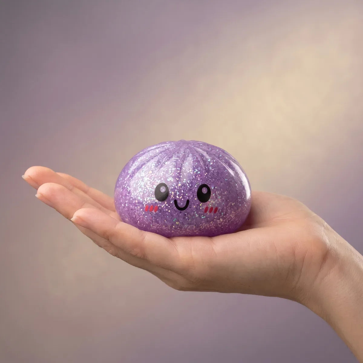 Sparkle Glitter Dumpling Squishy Set 6 Pieces