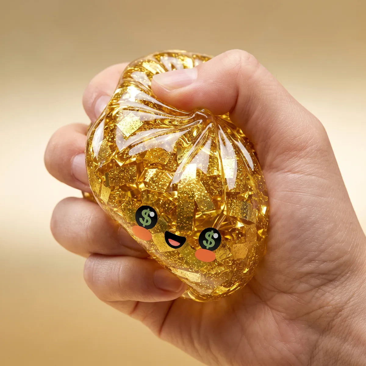 Ultra Rare Lucky Gold Dumpling Squishy