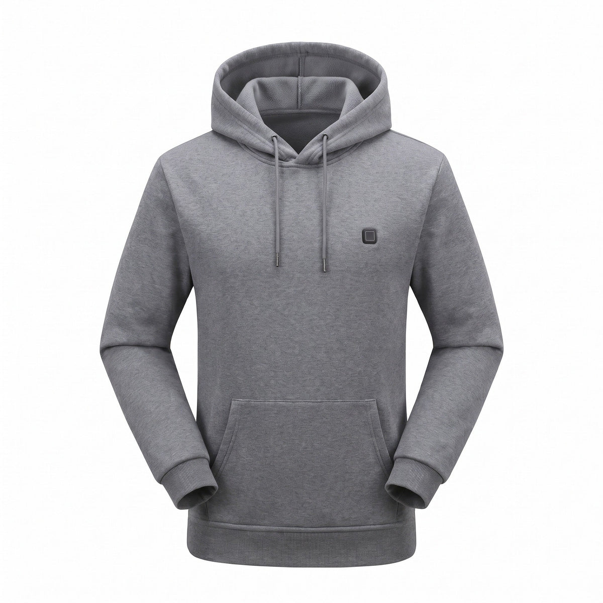 Fleece Lined USB Heated Hoodie 7 Zones Kangaroo Pocket Sweatshirt