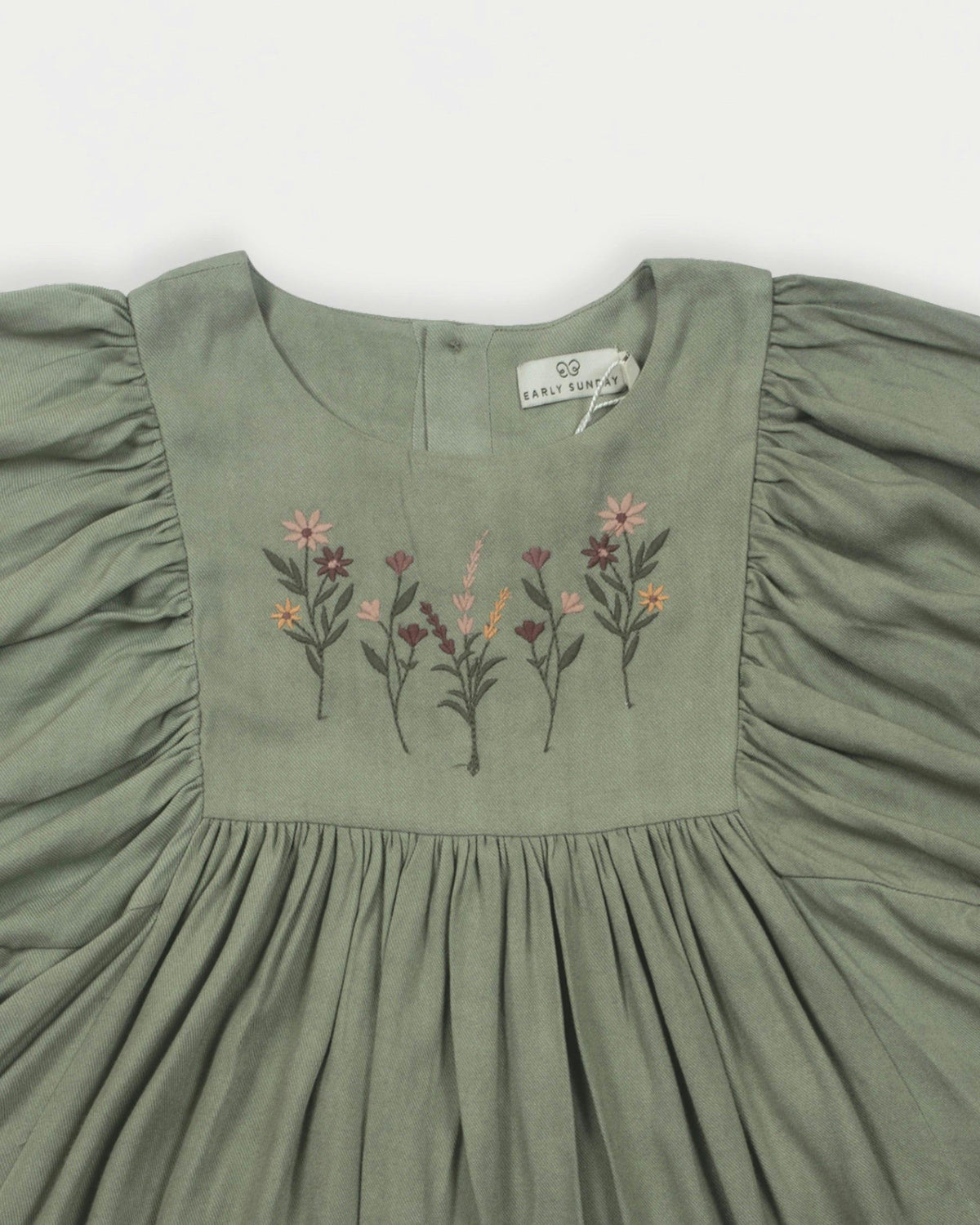 Belle Dress - Sage Green