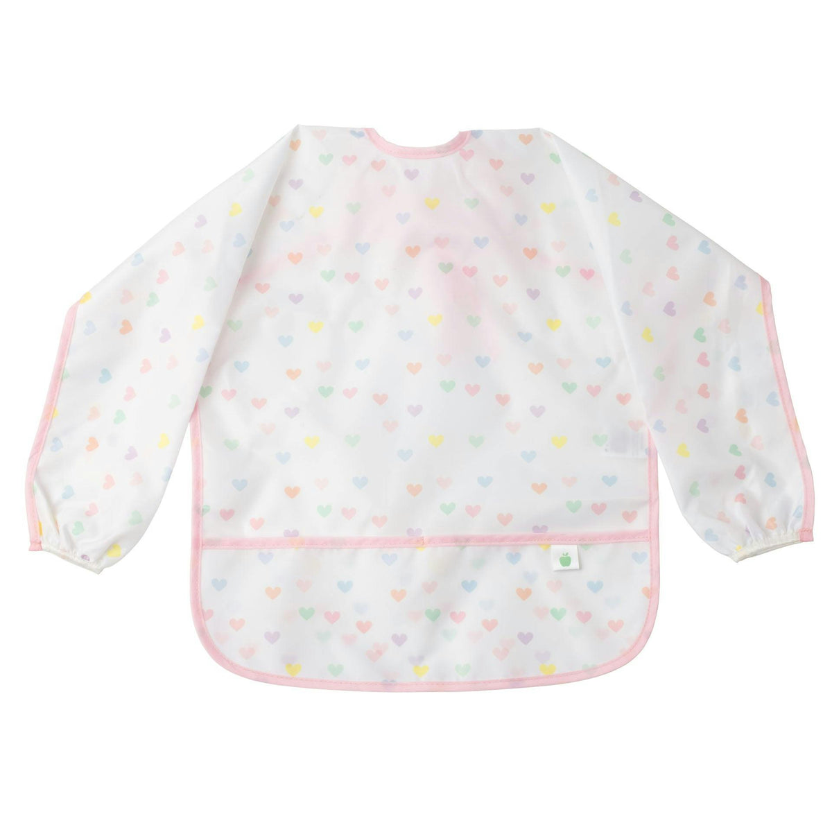 The Cover Everything Bib in Hearts