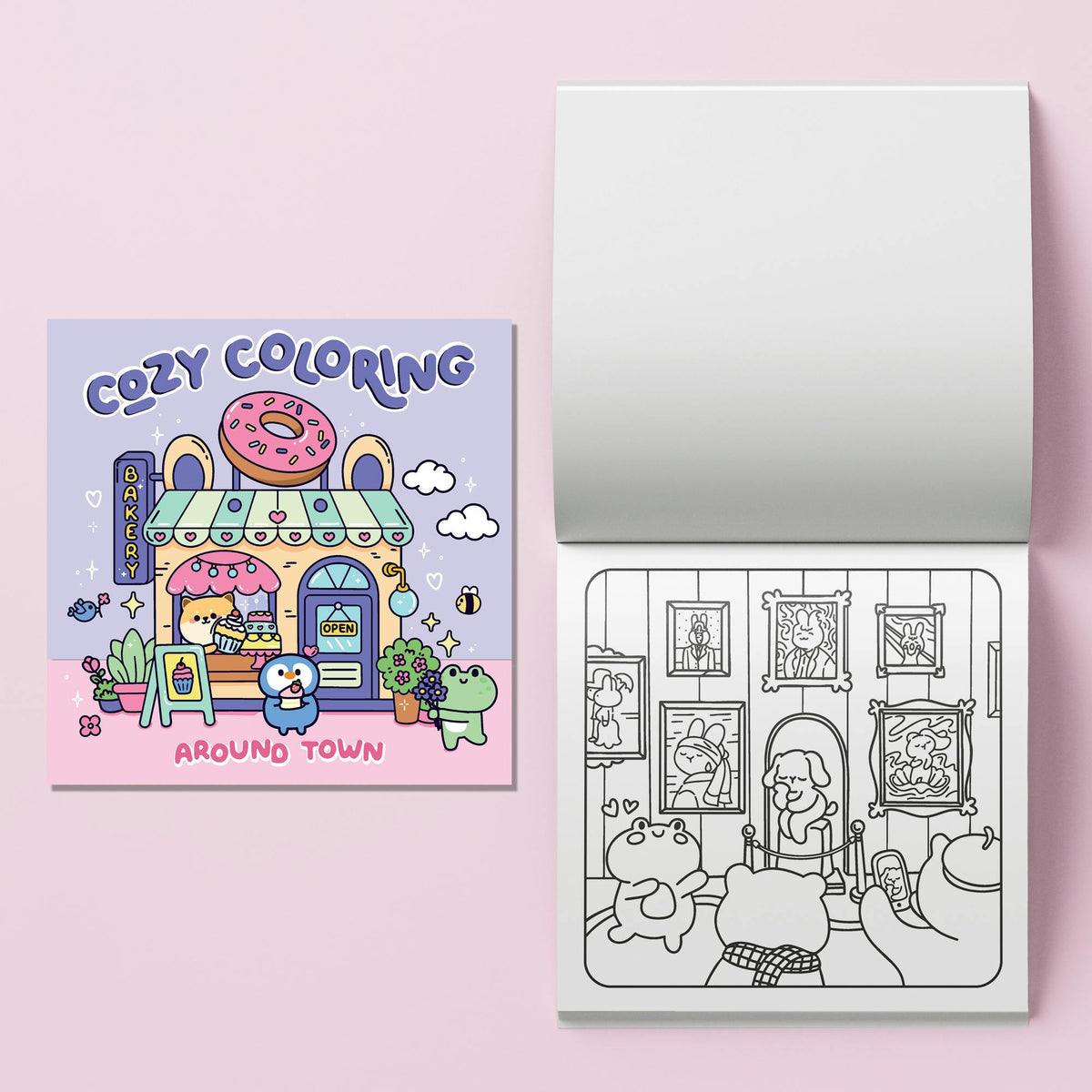 Art Maker: Cozy Coloring Kit - Around Town