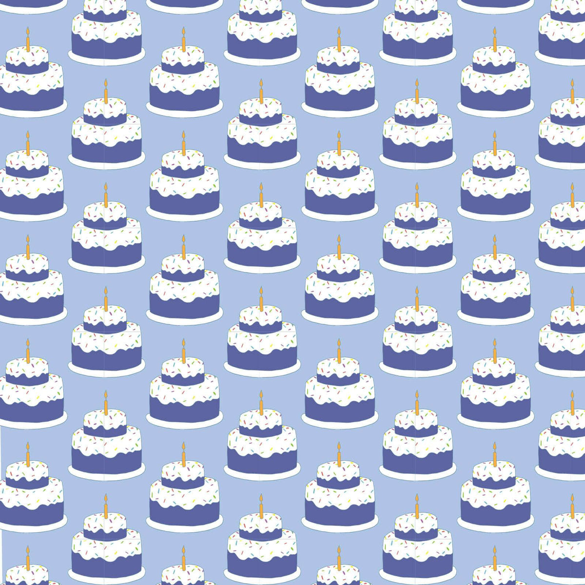 Walker Boys' Short Set - Birthday Cake Blue