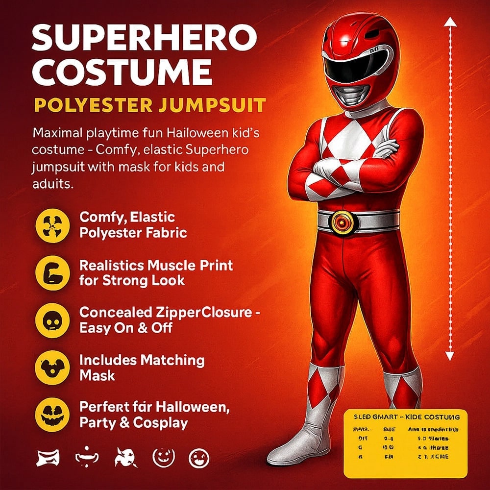 Halloween Costume color heroes Superhero Childrens Jumpsuit