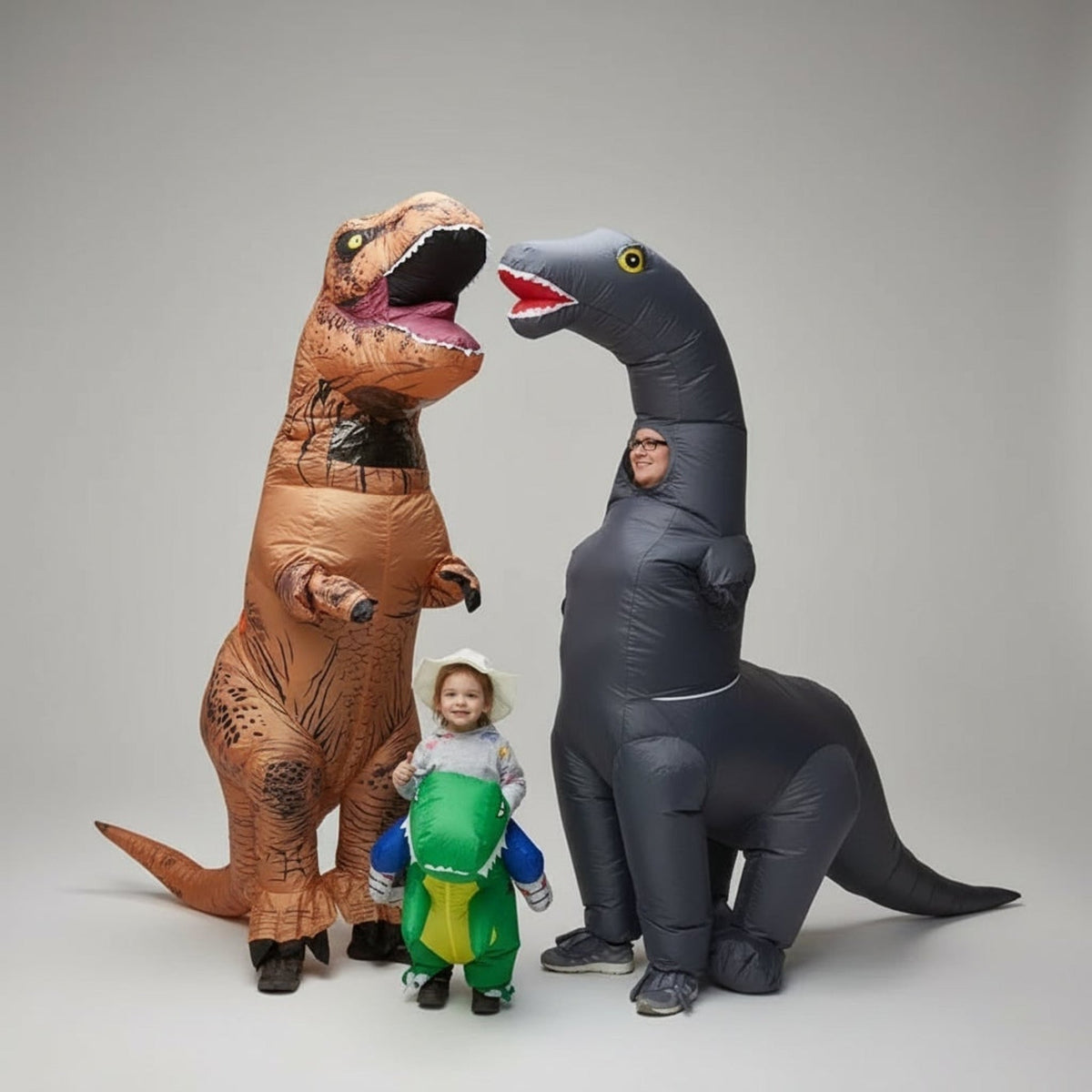 Halloween Dinosaur Inflatable Costume With Long Neck And Tail Party Cosplay Suit For Instant Dino Fun