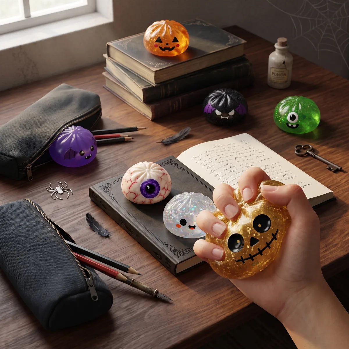XXL Halloween Dumpling Squishy Set 8 Pieces