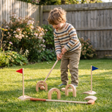 Wooden Kids Golf Set for Indoor Outdoor Play