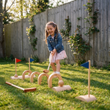 Wooden Kids Golf Set for Indoor Outdoor Play