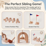 Wooden Kids Golf Set for Indoor Outdoor Play