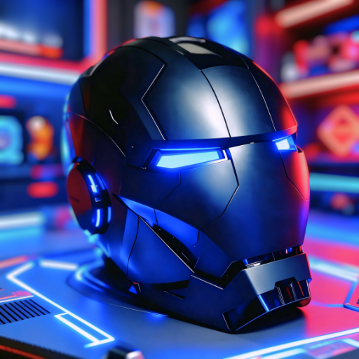 Matte Black Iron Man MK5 Helmet (With Jarvis - Voice, Remote, and Touch Control)