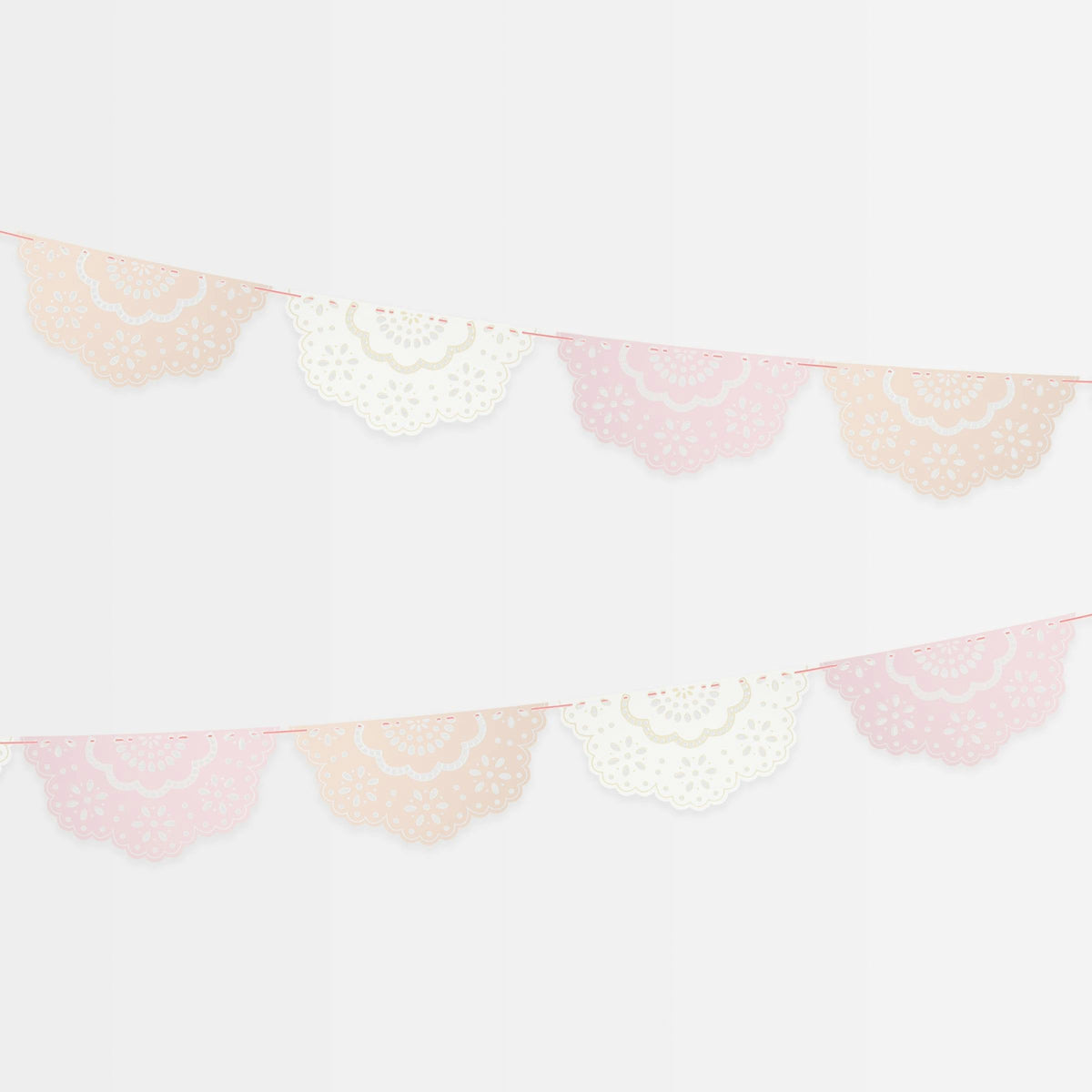Broderie Anglaise Lace Multi Pennant Garland