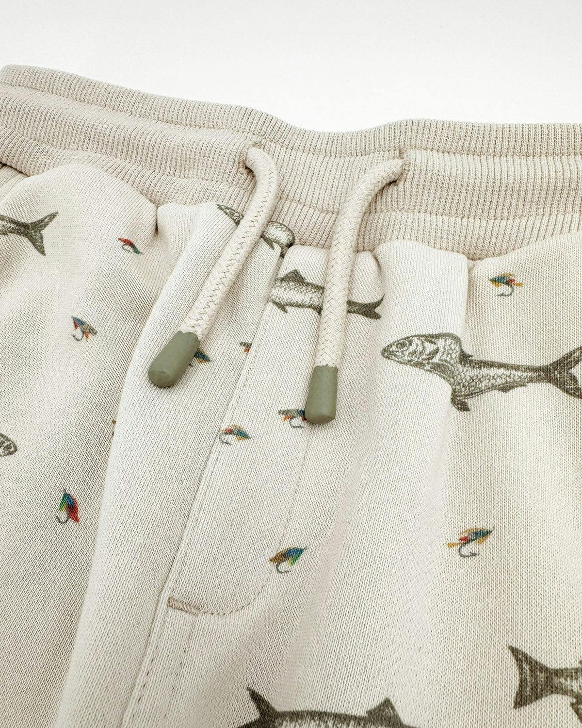 Bowie Fishing Jogger - Oatmeal French Terry
