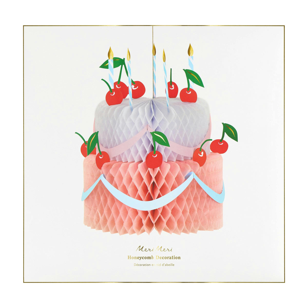 Honeycomb Birthday Cake Decoration